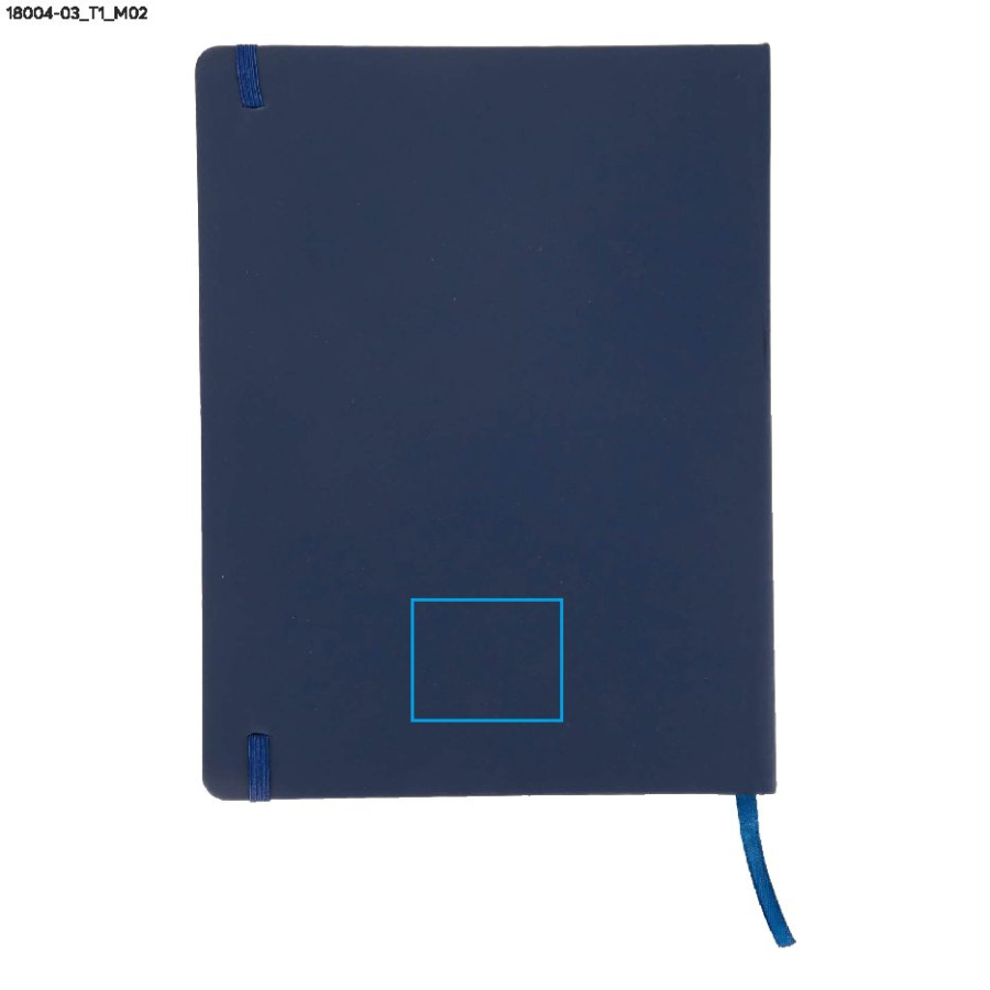 Carnet VITAL B5: Zone de marquage arrière · Marquage en creux