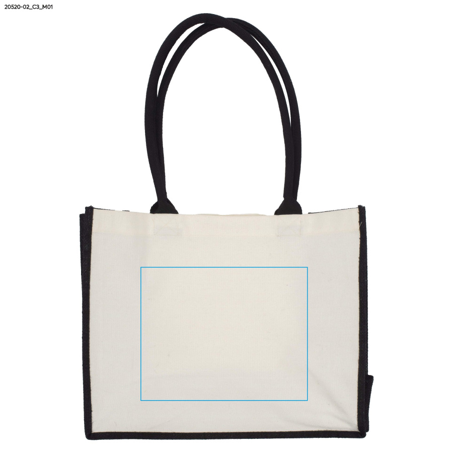 Sac NABI: Zone de marquage avant · DTF