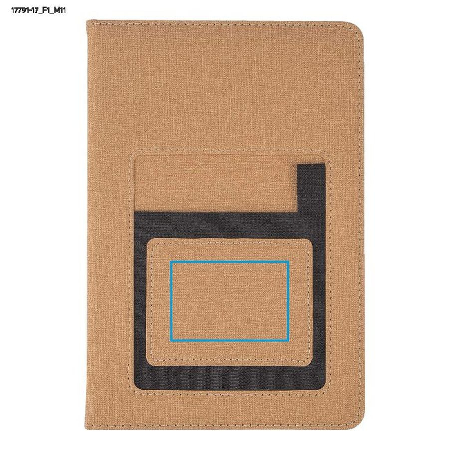 FILO – carnet A5: Zone de marquage de la poche 1 · Transfert sérigraphique