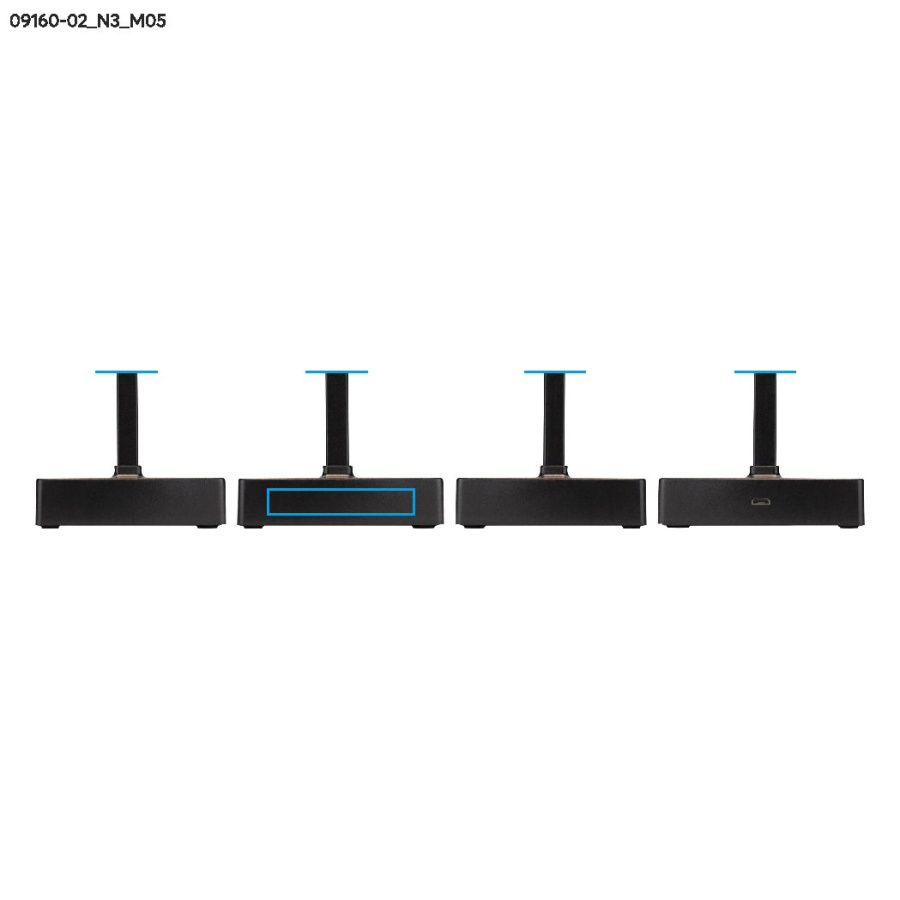 VIDIA – lampe de bureau: Zone de marquage bottom · Tampographie