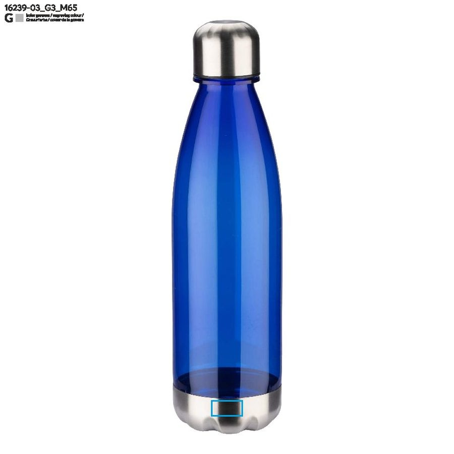 Bouteille BOTILA 750 ml: Zone de marquage avant, en bas · Gravure laser