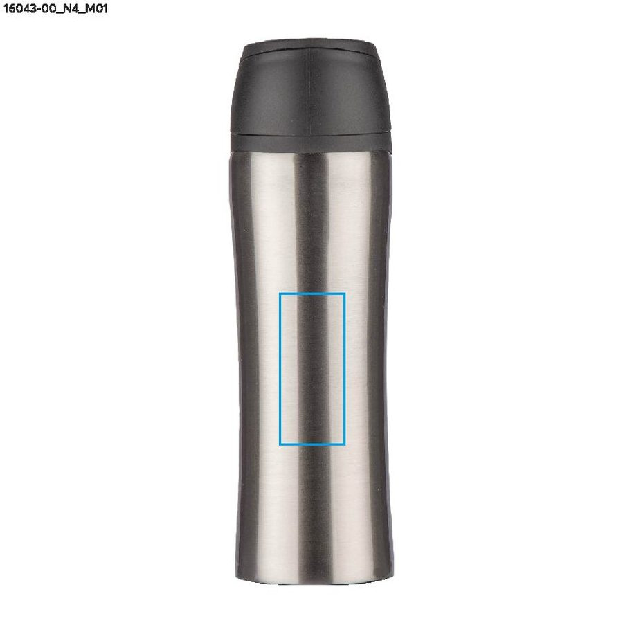 MIKE – mug isotherme 450 ml: Zone de marquage avant · Tampographie