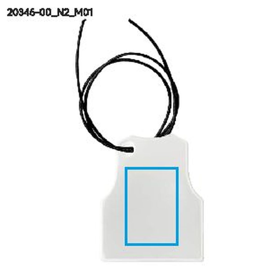 REF-SHIRT – pendentif: Zone de marquage avant · Tampographie