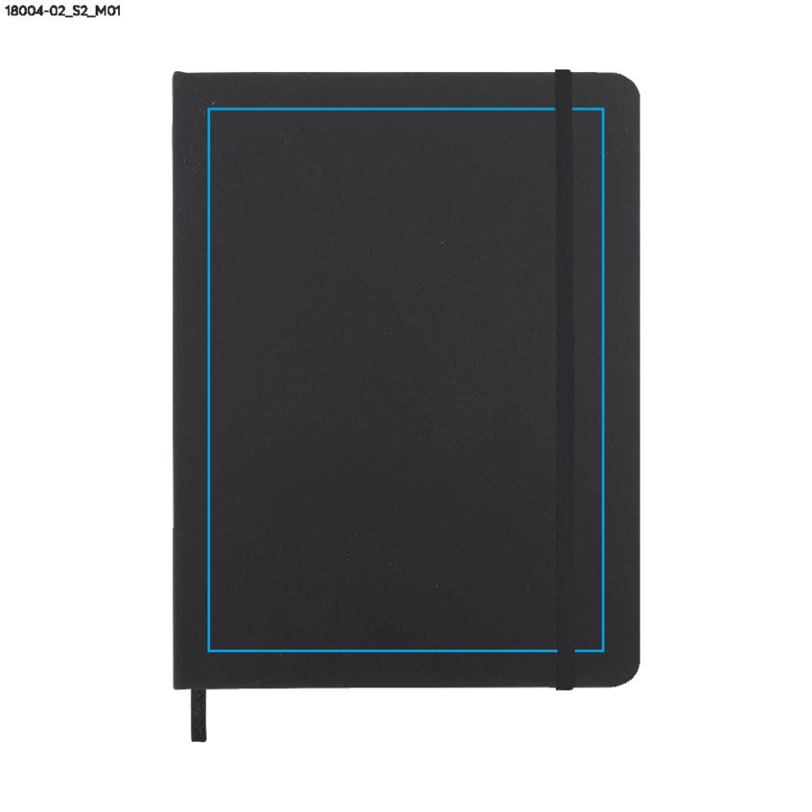 Carnet VITAL B5: Zone de marquage avant · Sérigraphie