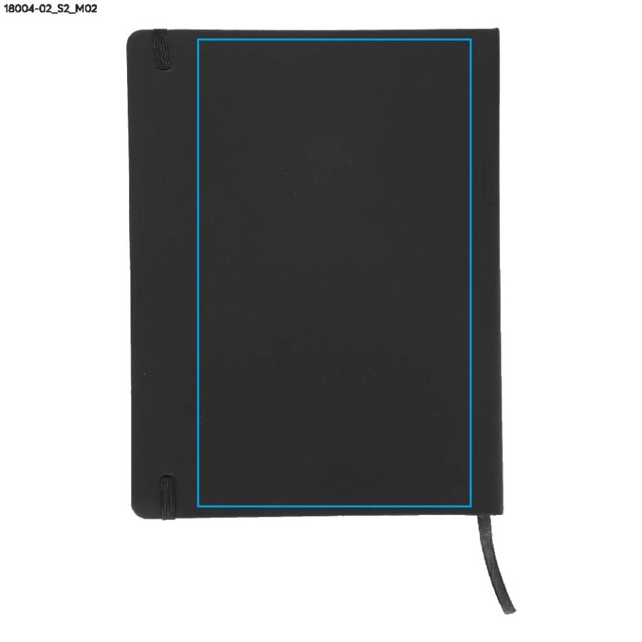 Carnet VITAL B5: Zone de marquage arrière · Sérigraphie