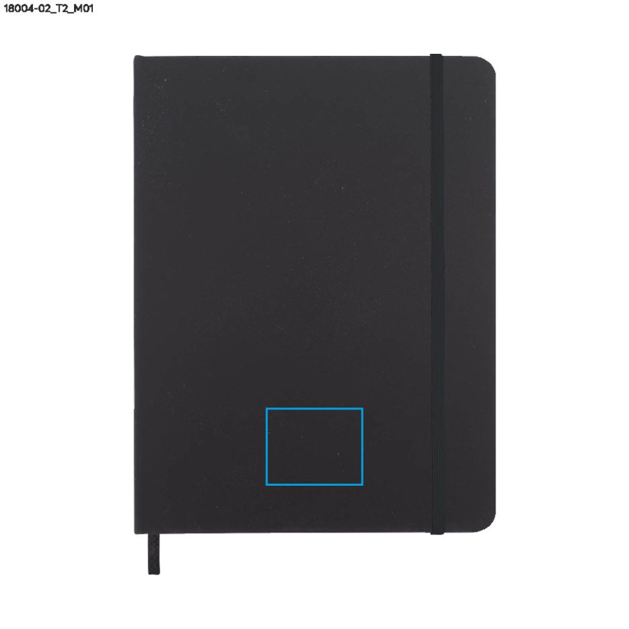 Carnet VITAL B5: Zone de marquage avant · Marquage en creux