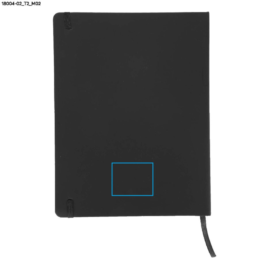 Carnet VITAL B5: Zone de marquage arrière · Marquage en creux