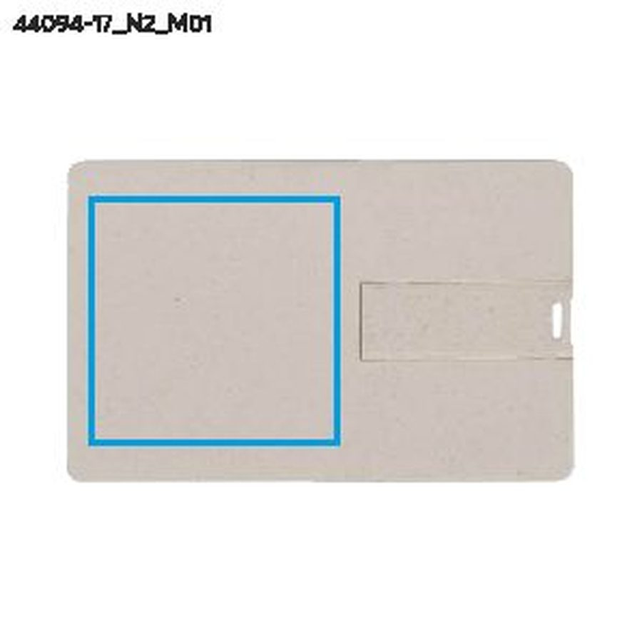KARTA ECO – clé USB 64 GB: Zone de marquage avant · Tampographie