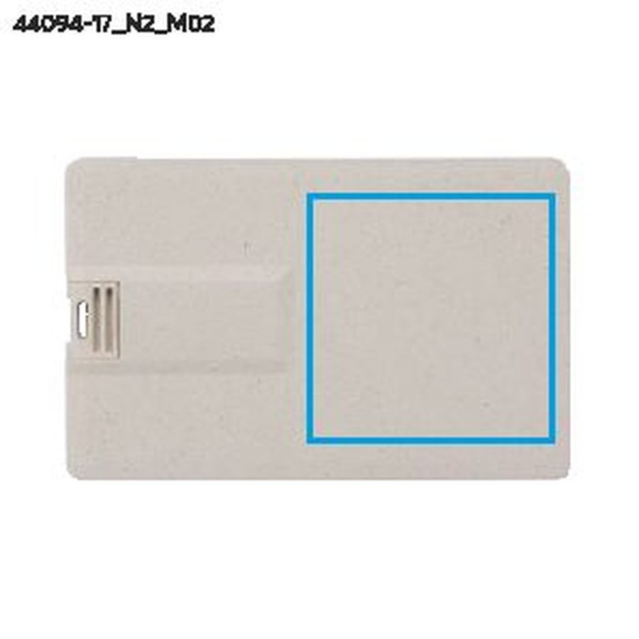 KARTA ECO – clé USB 64 GB: Zone de marquage arrière · Tampographie