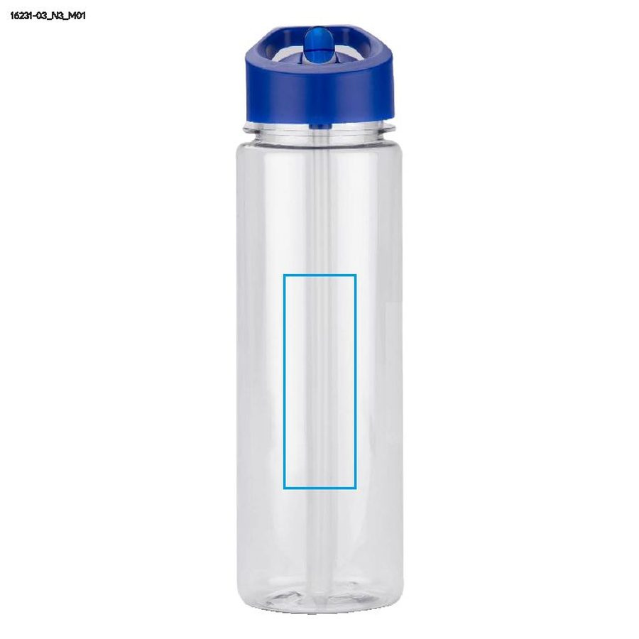 Butelka rPET RELITO, 650 ml: Pole nadruku z przodu · Tampondruk