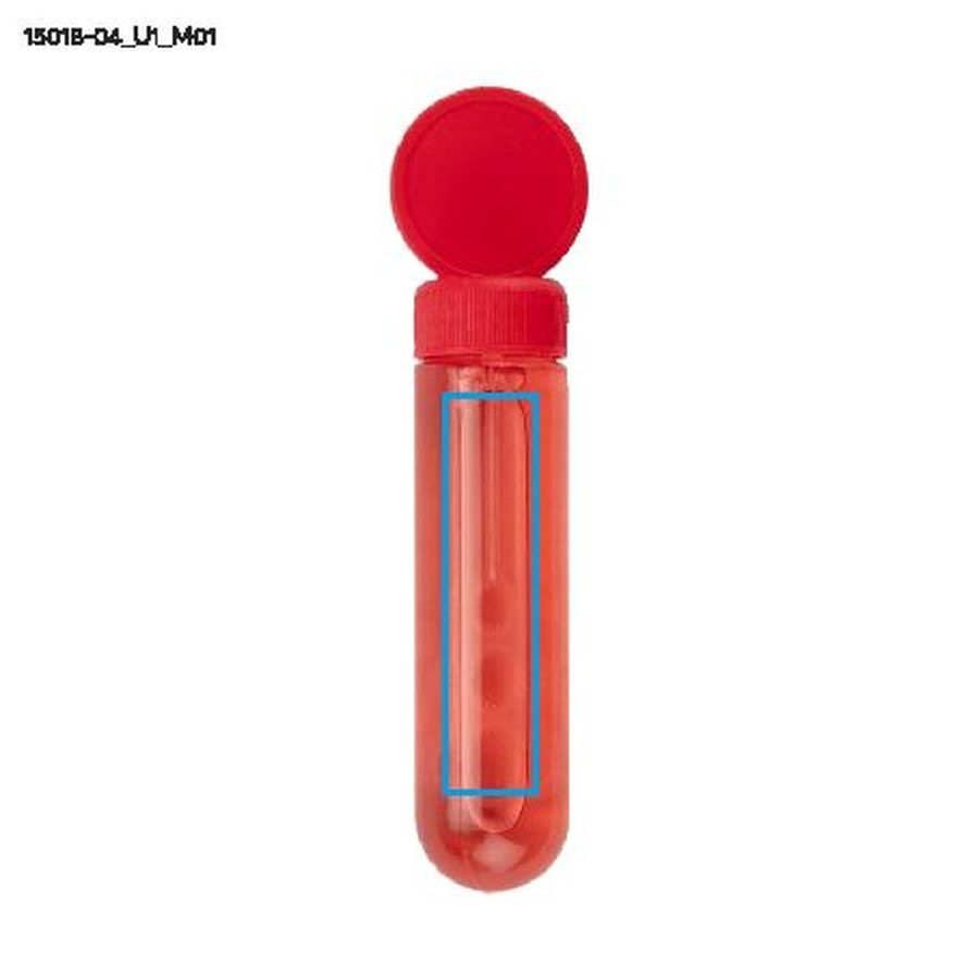 Bulles de savon BUBBLES, 30 ml: Zone de marquage avant · Impression UV