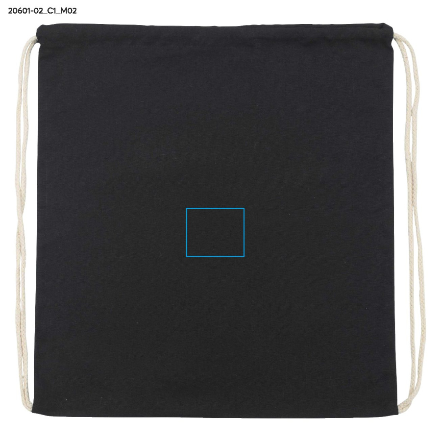 Sac en coton WOLITE COLOR: Zone de marquage arrière · DTF