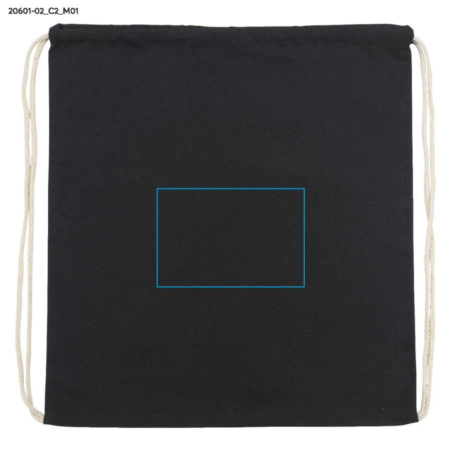 Sac en coton WOLITE COLOR: Zone de marquage avant · DTF