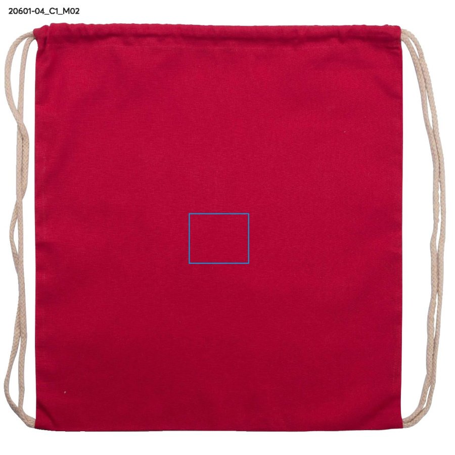 Sac en coton WOLITE COLOR: Zone de marquage arrière · DTF