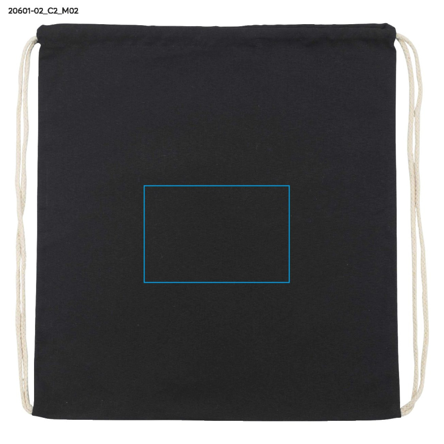 Sac en coton WOLITE COLOR: Zone de marquage arrière · DTF