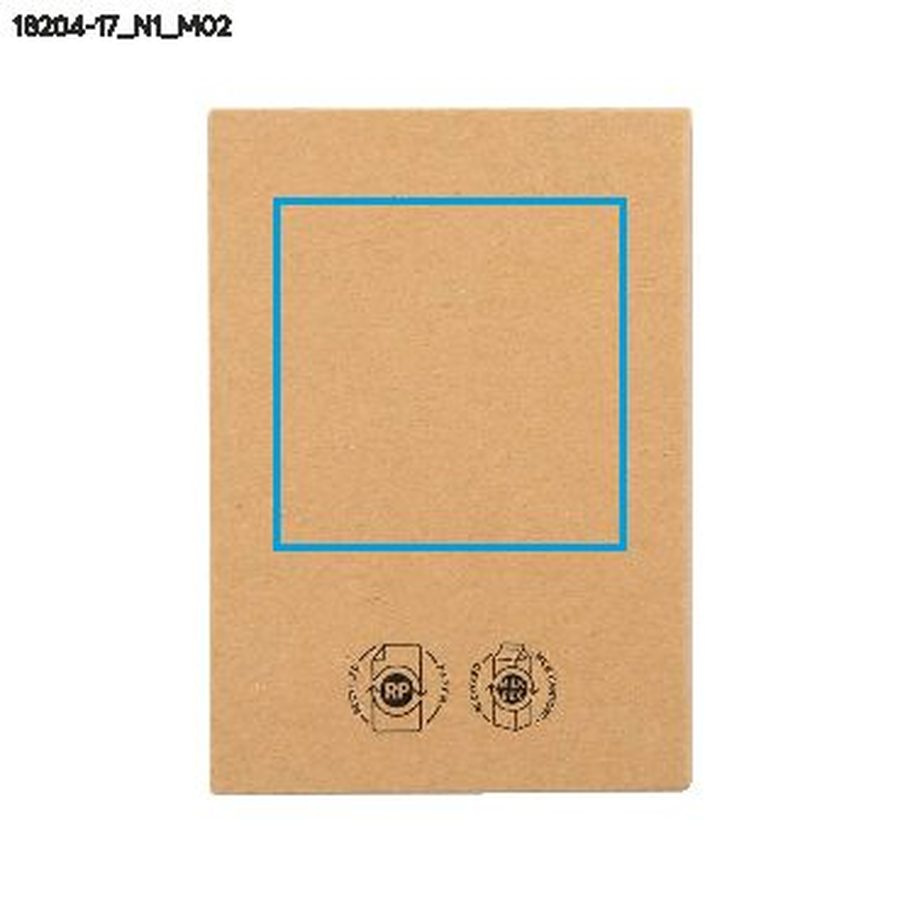 MIKOMI – notes adhésives: Zone de marquage arrière · Tampographie