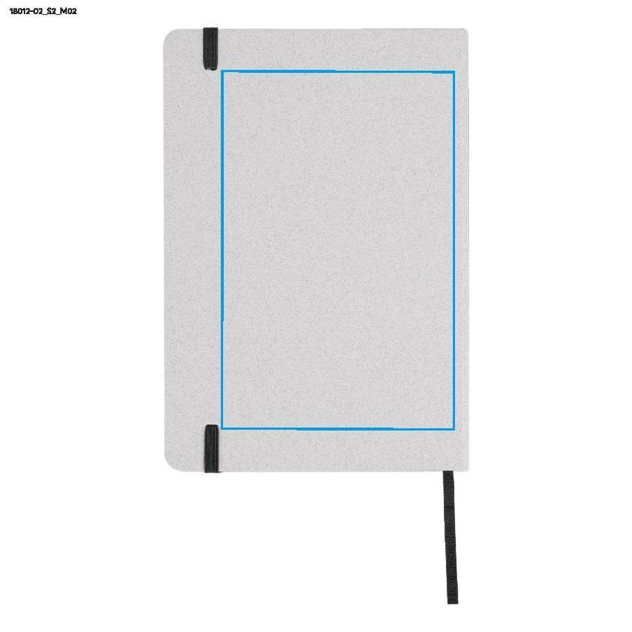 Carnet MOSATO A5: Zone de marquage arrière · Sérigraphie