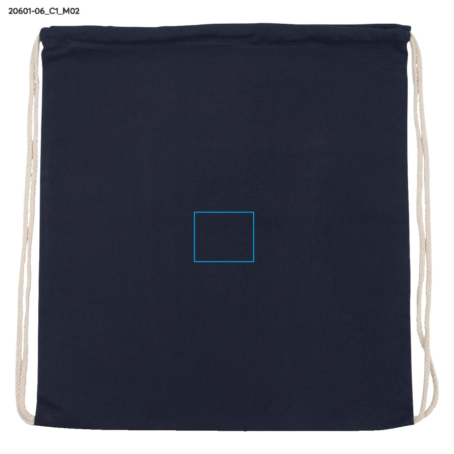 Sac en coton WOLITE COLOR: Zone de marquage arrière · DTF