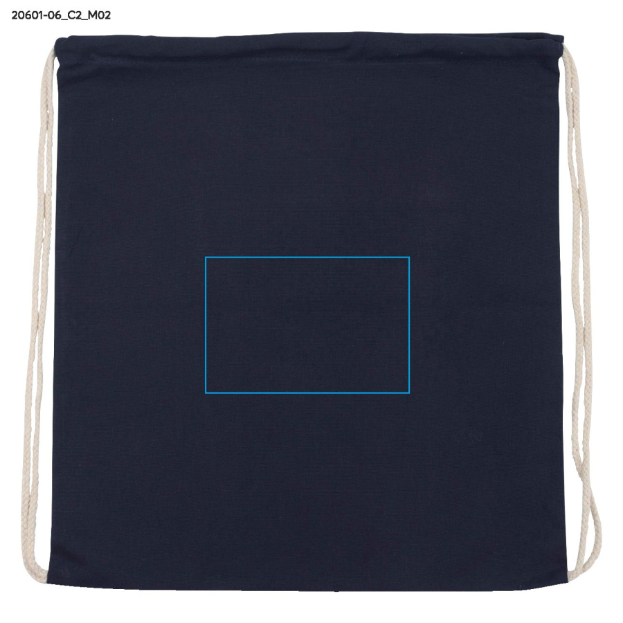 Sac en coton WOLITE COLOR: Zone de marquage arrière · DTF