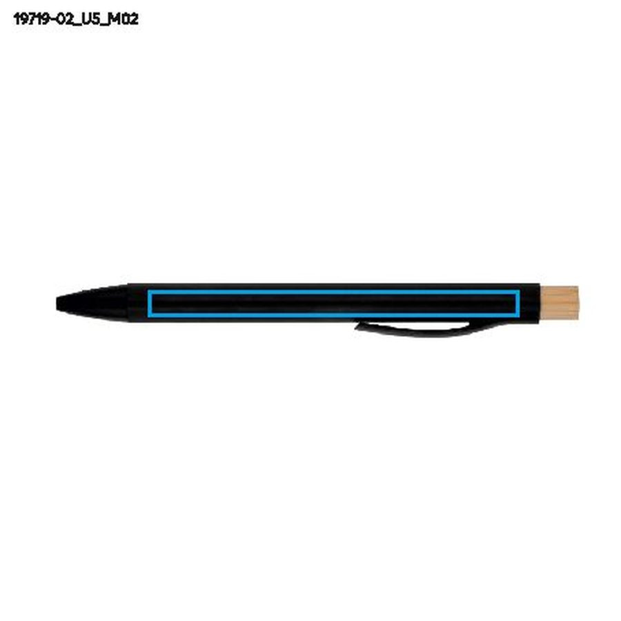 Stylo à bille PIK: Zone de marquage arrière · Impression UV