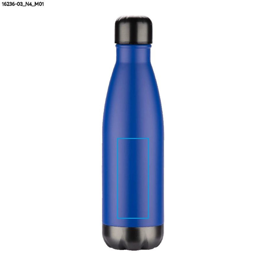 Butelka termiczna WATRO, 500 ml: Pole nadruku z przodu · Tampondruk