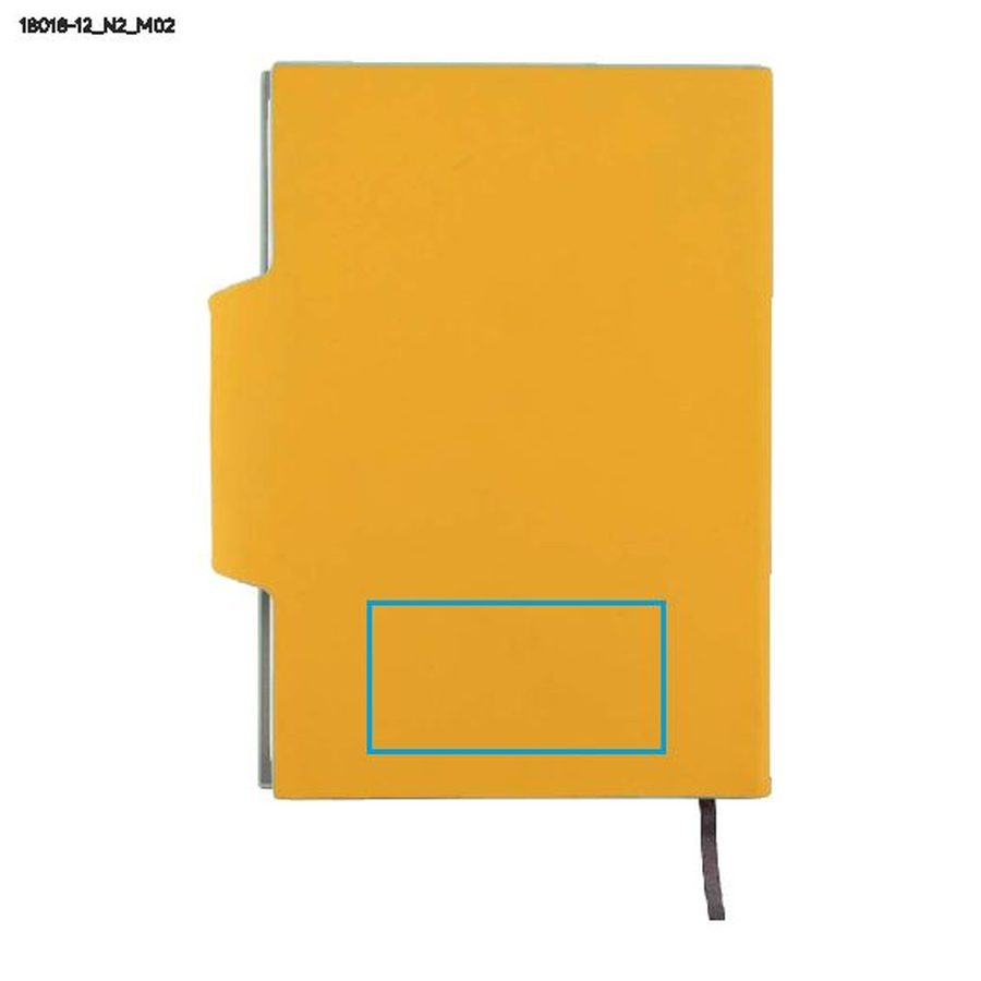 Muistikirja MISI A6: Print area back · Pad printing