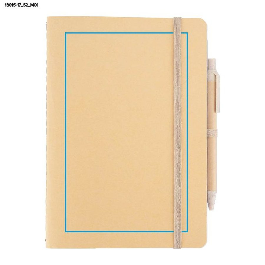 REMATT – carnet avec stylo A5: Zone de marquage avant · Sérigraphie