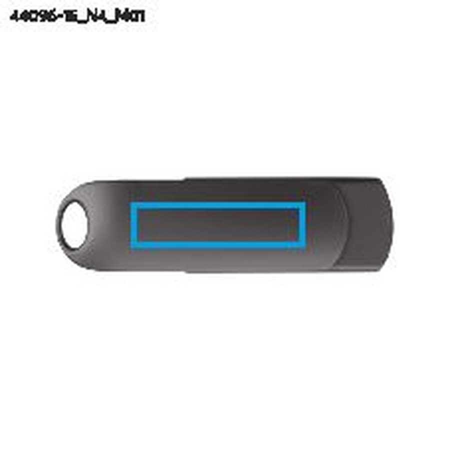 Clé USB 64 Go RONITO: Zone de marquage avant · Tampographie