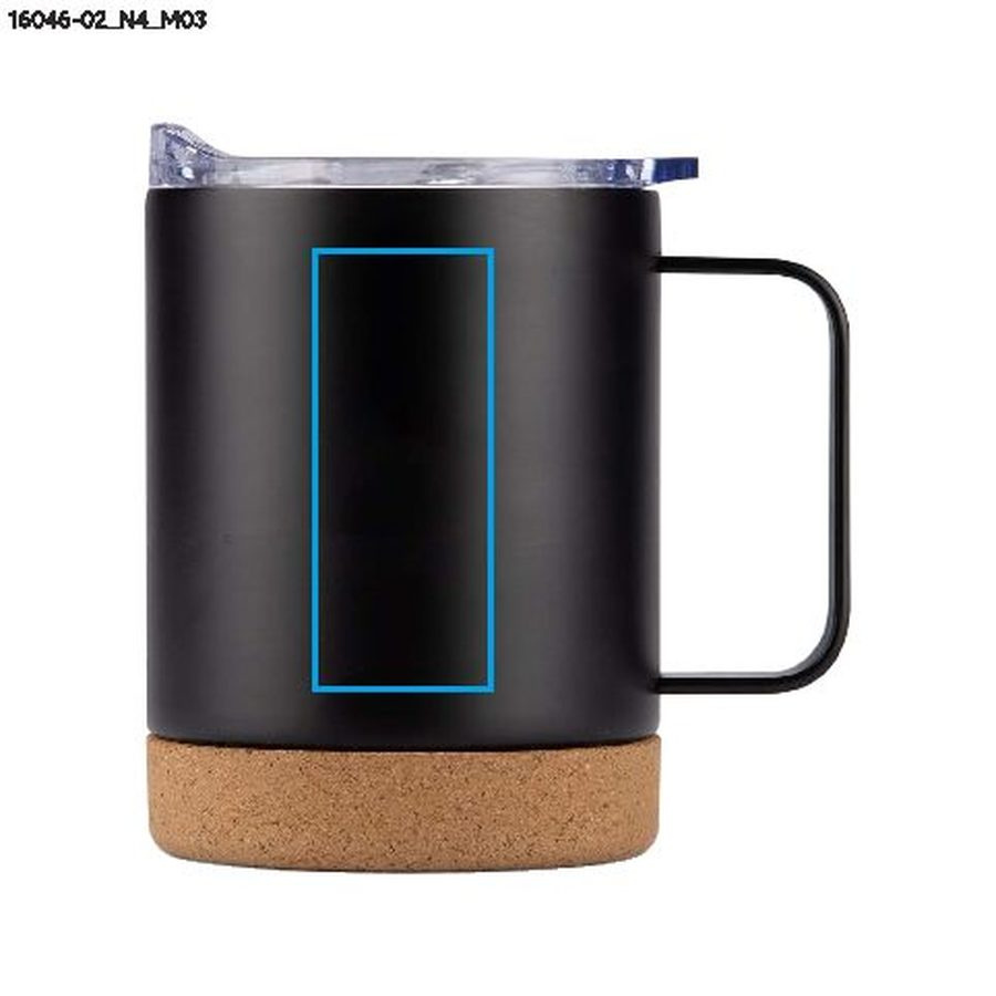 VICAM – mug isotherme 350 ml: Zone de marquage top · Tampographie