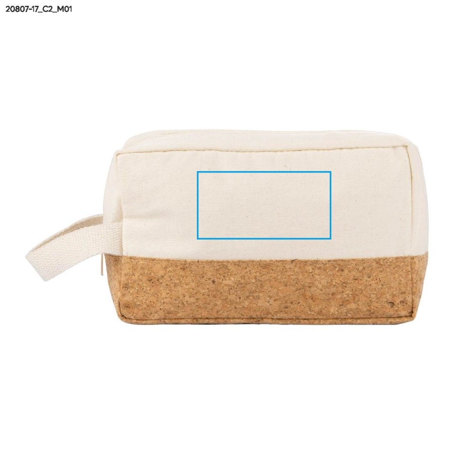 Pochette à cosmétiques CORCO: Zone de marquage avant · DTF