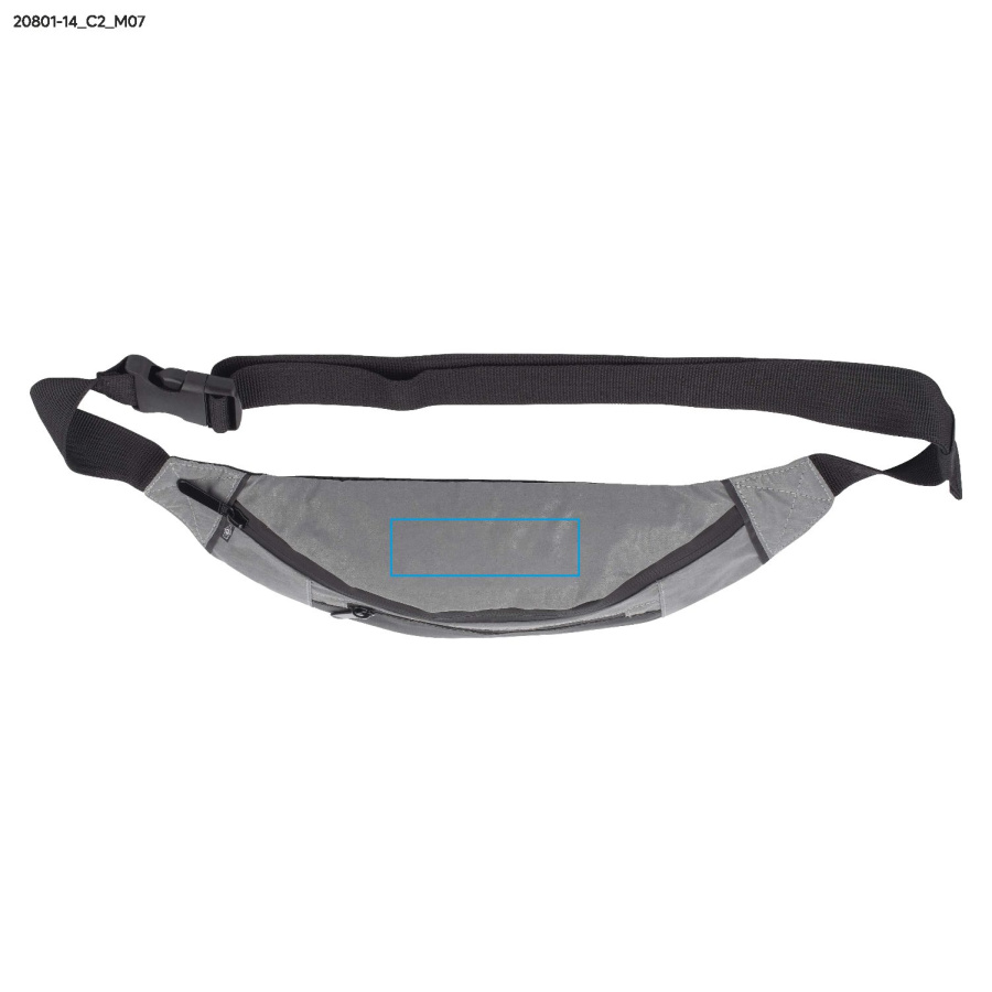 MARTE – sac banane en rPET: Zone de marquage top · DTF