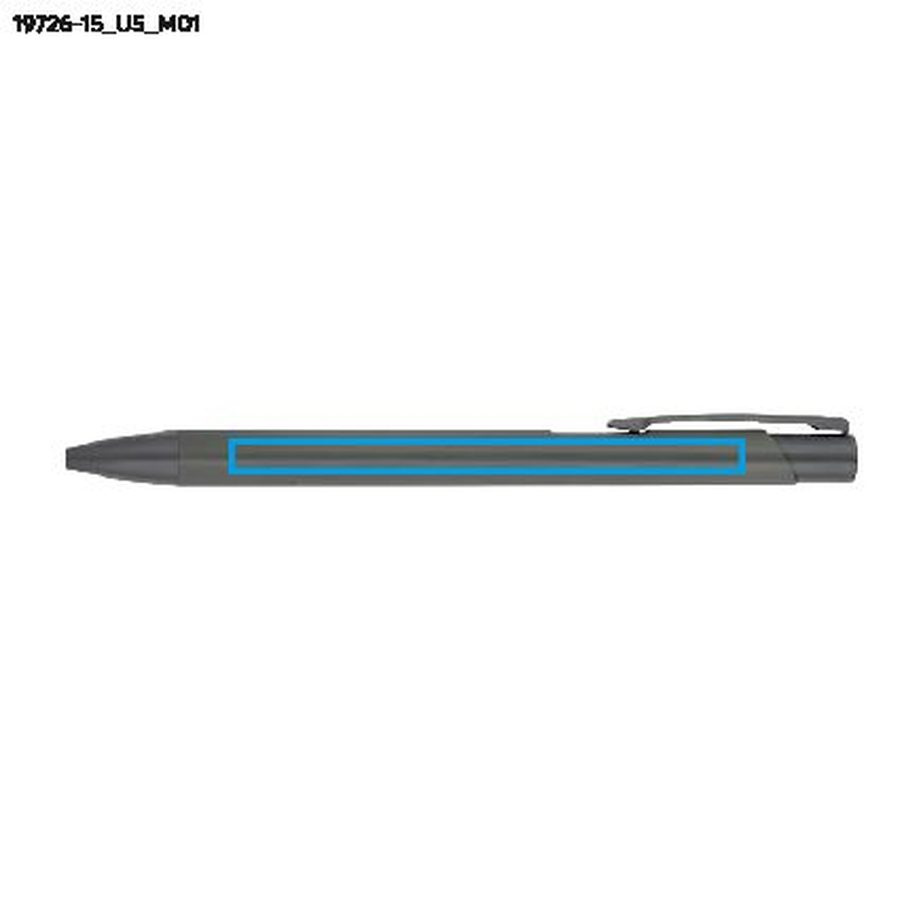 Stylo bille SOT: Zone de marquage avant · Impression UV