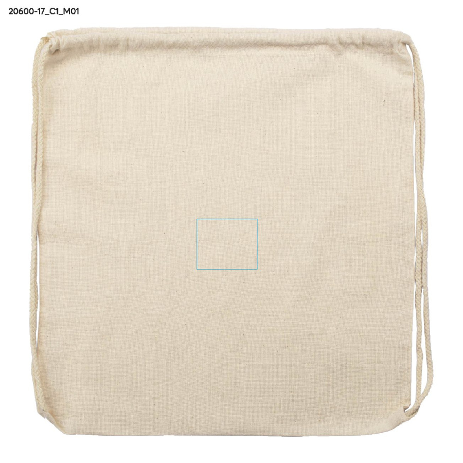 WOLITE – sac en coton: Zone de marquage avant · DTF