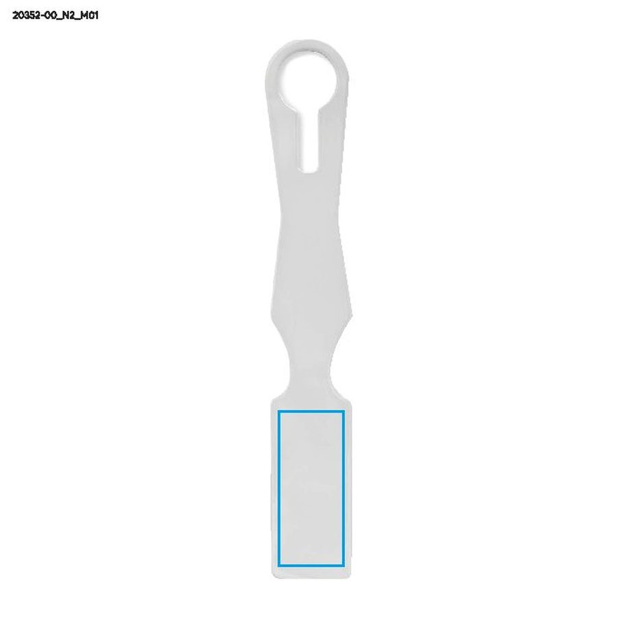 REF-TAG – étiquette à bagage: Zone de marquage avant · Tampographie