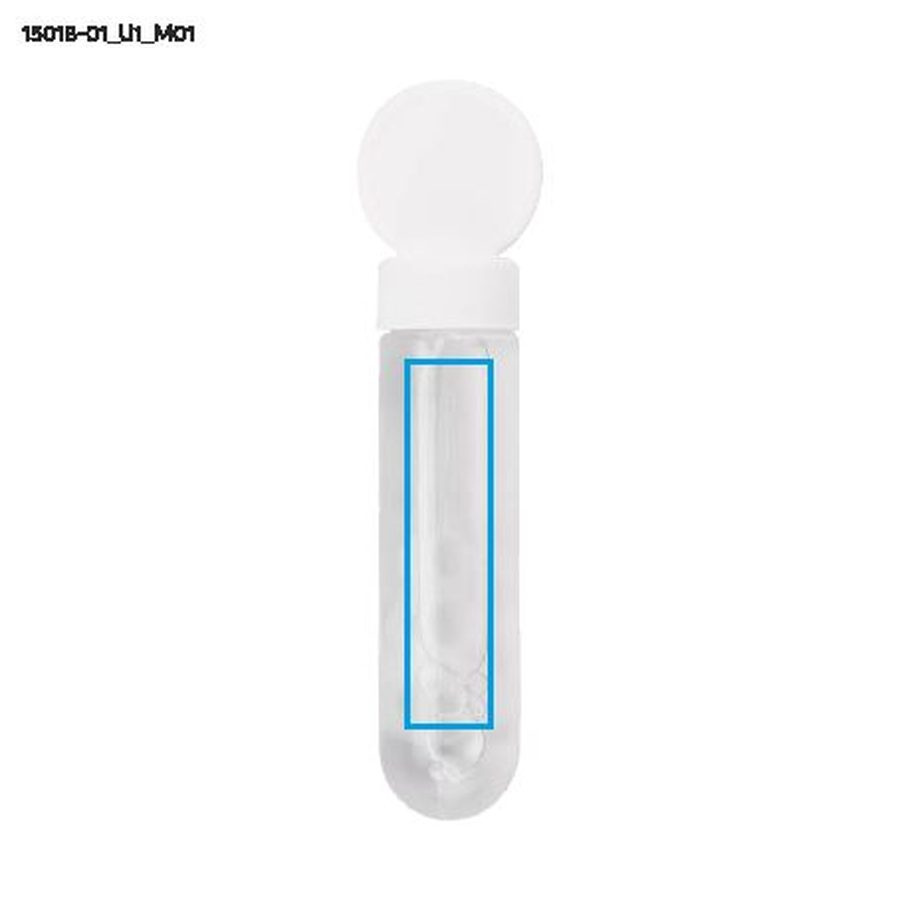 Bulles de savon BUBBLES, 30 ml: Zone de marquage avant · Impression UV