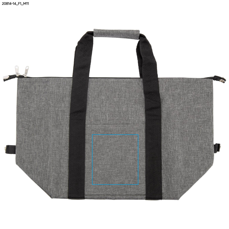 PICO – sac isotherme: Zone de marquage de la poche 1 · Transfert sérigraphique