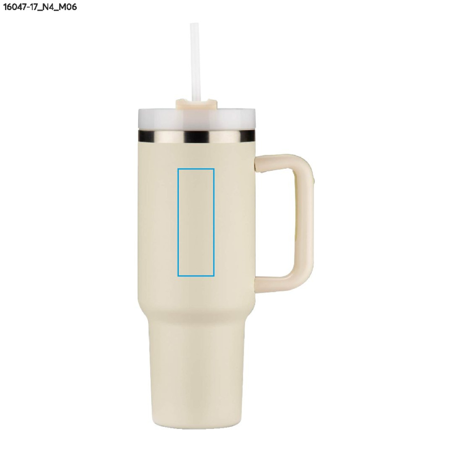 Reisebecher STANLI 1000 ml: Print area side · Pad printing