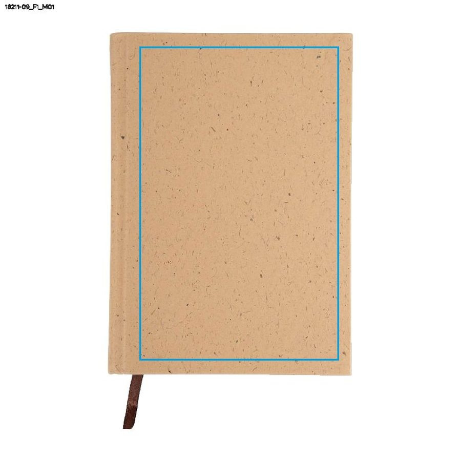COCO – carnet A5: Zone de marquage avant · Transfert sérigraphique