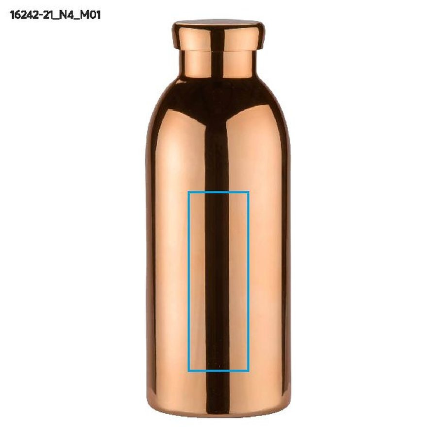 NEL – bouteille en acier 500 ml: Zone de marquage avant · Tampographie