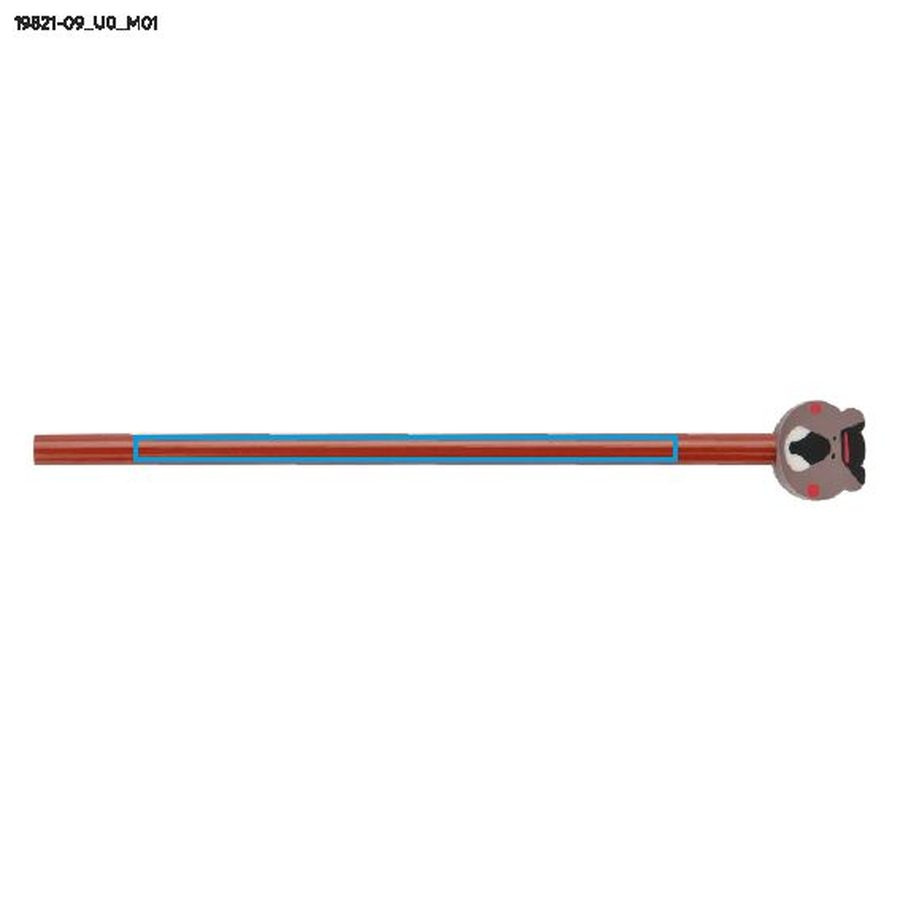 Crayon avec gomme FUNNI MIX - Grenouille: Zone de marquage avant · Impression UV