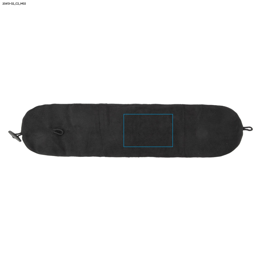 TEVOLVE – coussin de voyage: Zone de marquage arrière · DTF