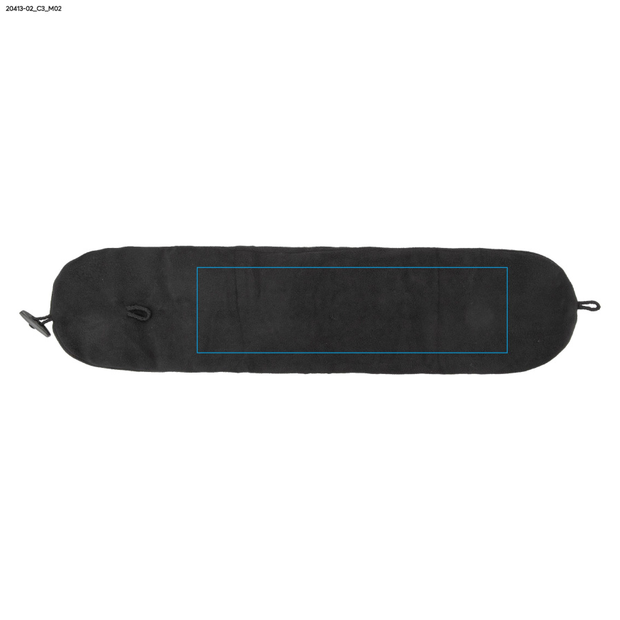 TEVOLVE – coussin de voyage: Zone de marquage arrière · DTF