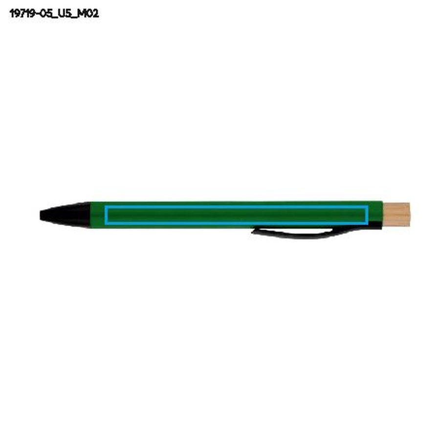 Stylo à bille PIK: Zone de marquage arrière · Impression UV