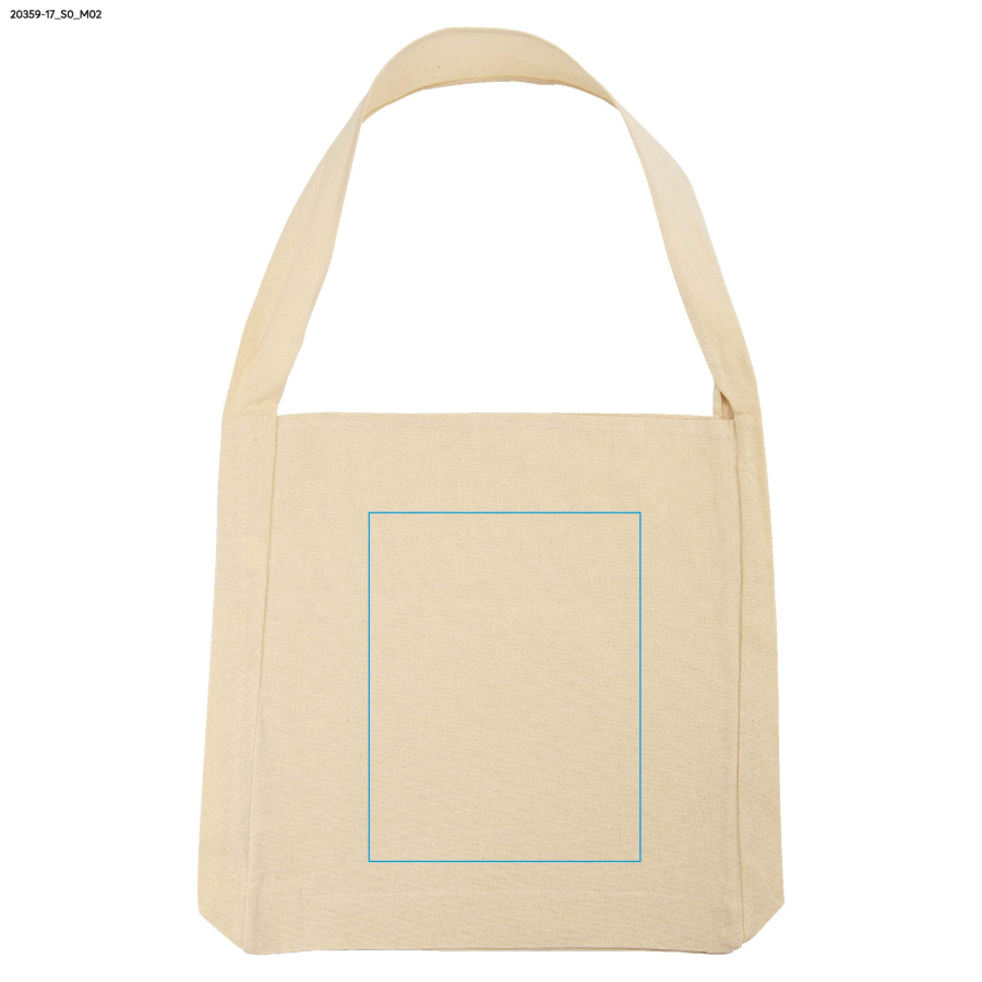 APRO – sac en coton 200 g: Zone de marquage arrière · Sérigraphie