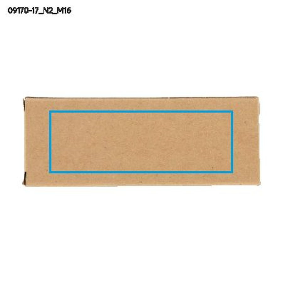 Bambuinen jakaja USB- HUB vaihdettavalla pistokkeella - RIVO: Print area box · Pad printing