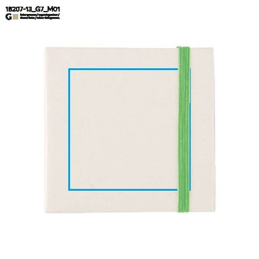 REZA – notes adhésives: Zone de marquage avant · Gravure laser