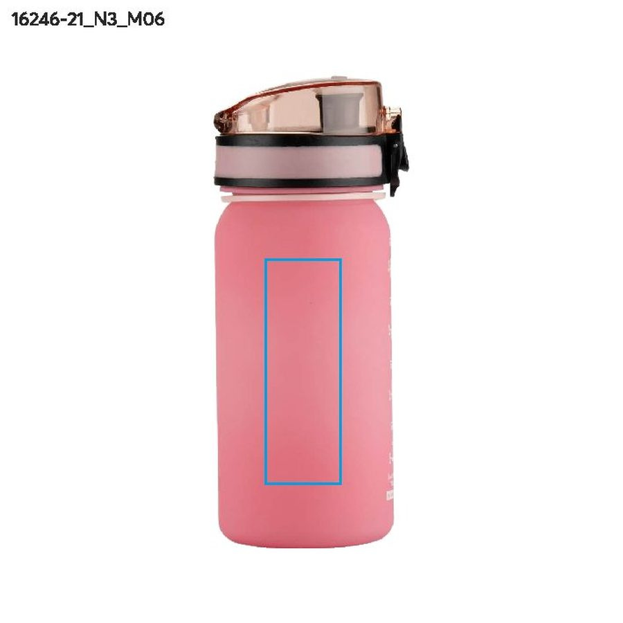 Gourde MOTIVA mini 500 ml: Zone de marquage side · Tampographie