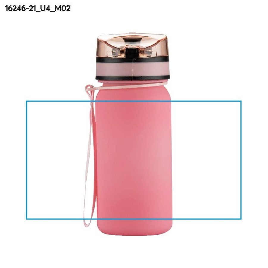 Gourde MOTIVA mini 500 ml: Zone de marquage arrière · Impression UV