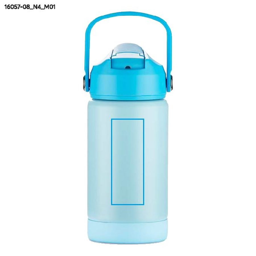 Butelka termiczna MEKO, 350 ml: Pole nadruku z przodu · Tampondruk