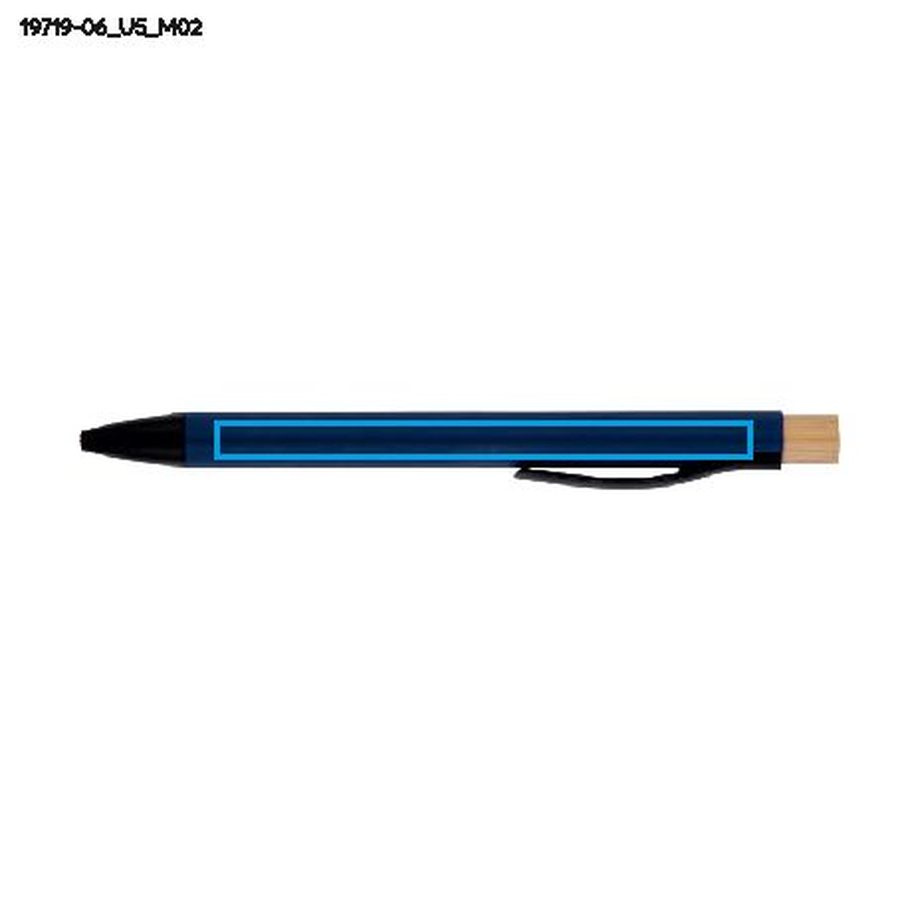 Stylo à bille PIK: Zone de marquage arrière · Impression UV